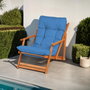 Hanah Home Silla de Jardín My008 - Azul y Natural